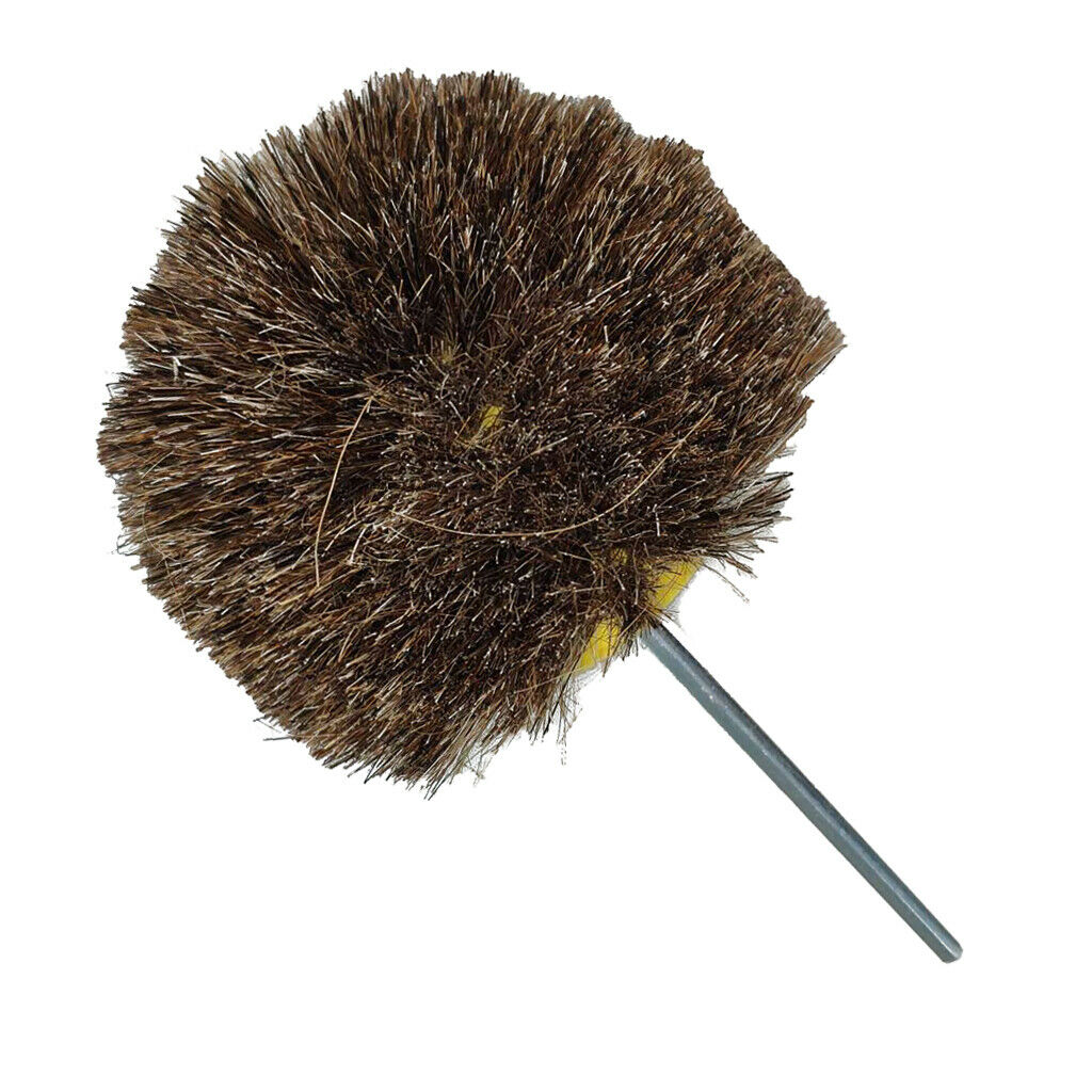 Ball Style Wire Drill Brush  Horsehair