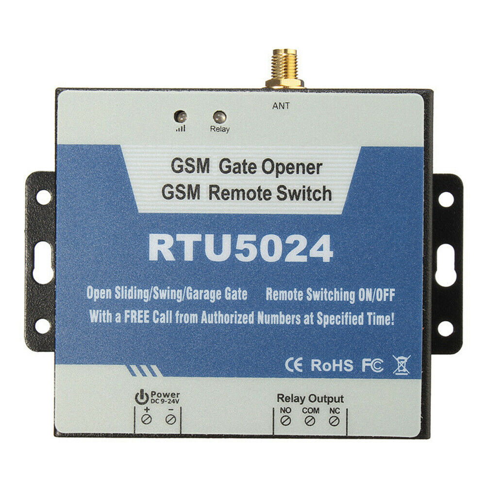 RTU5024 GSM Gate Opener Relay Switch Phone Wireless Remote Control Door Access