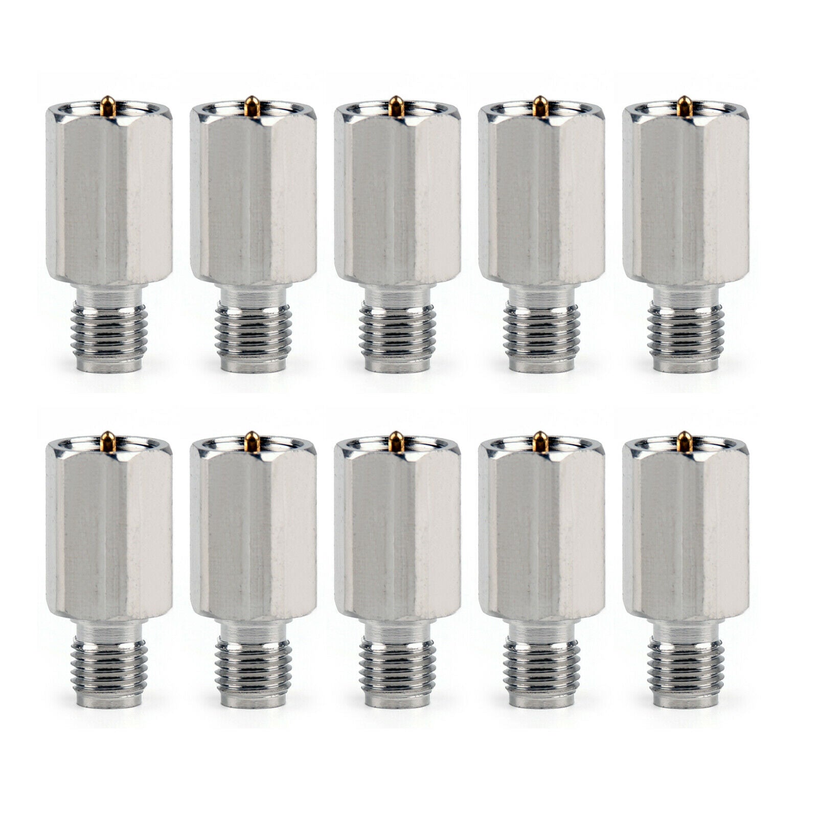 10x SMA-FME Adapter SMA Jack Female to FME Male Plug Straight RF Connector CA