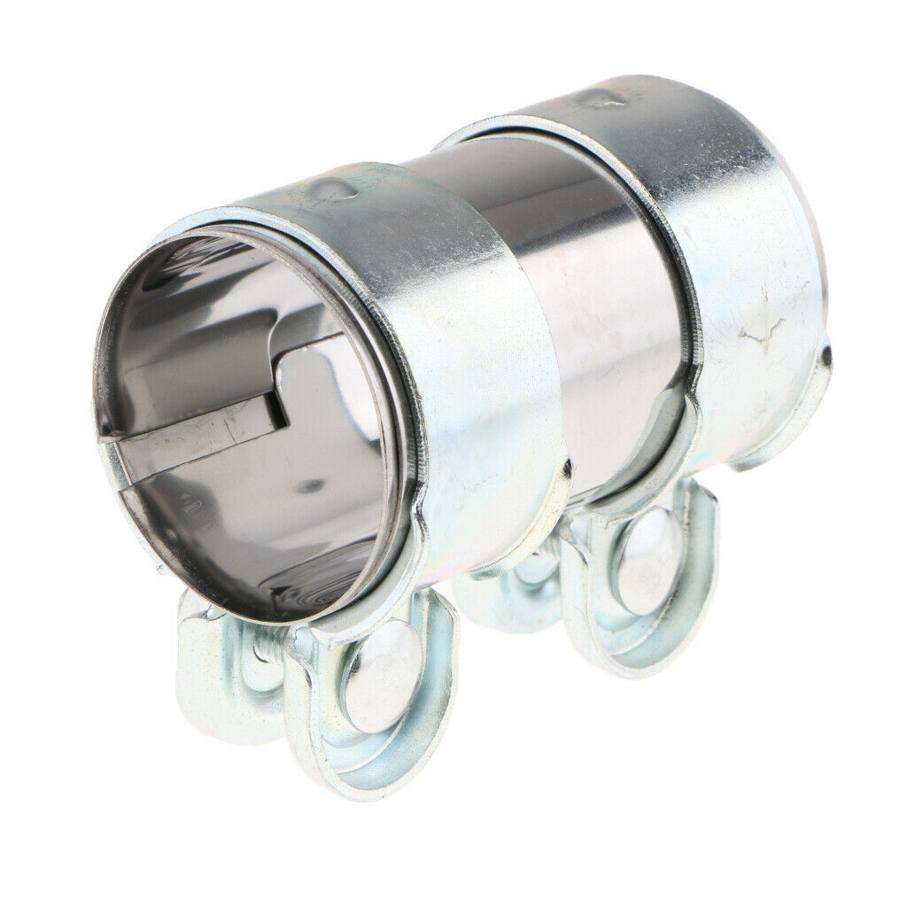 Car Exhaust Pipe Clamp with 2 Inch Thickened Stainless Steel Clamp
