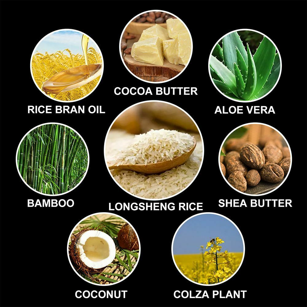 Rice Hair Soap Conditioner Bars Natural Ingredients with Longsheng Rice Water