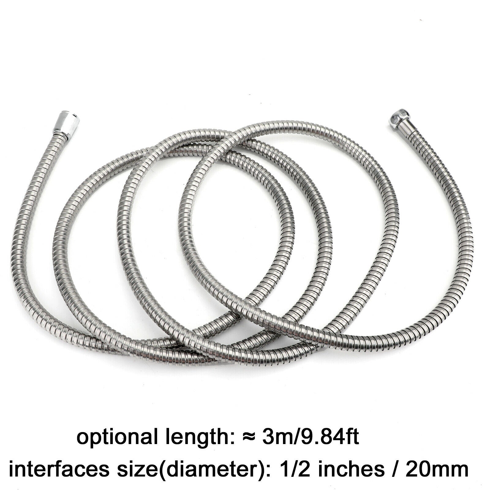 10ft Shower Head Hose Handheld Extra Long Stainless Steel Bathroom Flexible B5