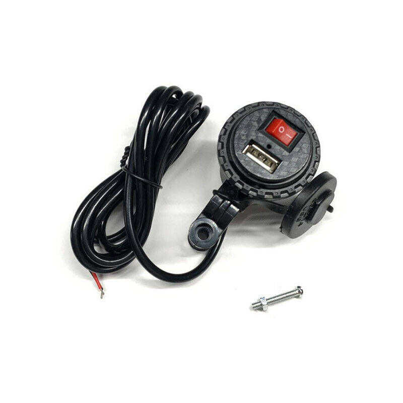USB Charger Motorcycle Bike Mobile Phone Charging Line System 5V-2.1A Waterproof
