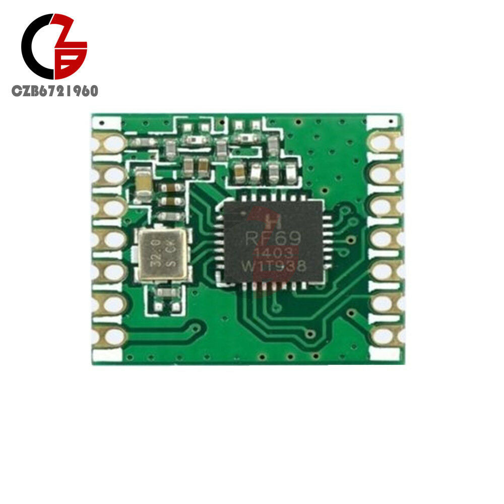 RFM69CW 433Mhz RF Wireless Transceiver Module with RFM12B Compatible Footprint