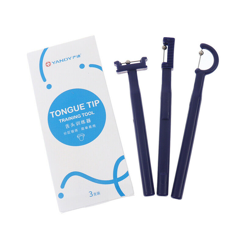 3Pcs Tongue Tip Lateralization Elevation Exercise Oral Muscle Training ToolsBDA