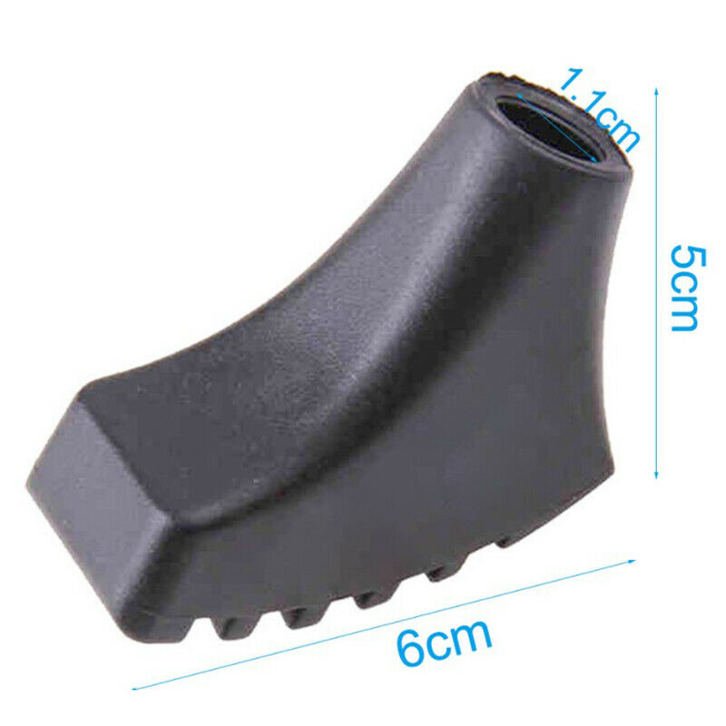 1pc Trekking pole nordic hike climb protector cap tip rubber walk stick c.l8
