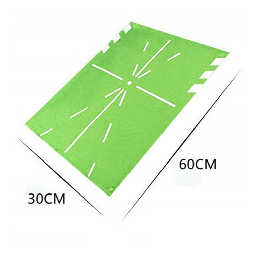 Golf Training Mat Swing Hitting Practice Rug Analysis Backyard Alignment Pad