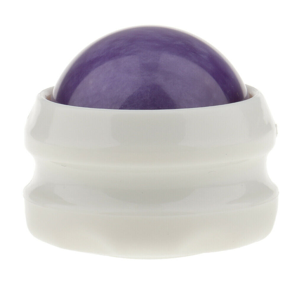 Massage Roller Ball Massager Body Foot Neck Stress Release Purple White
