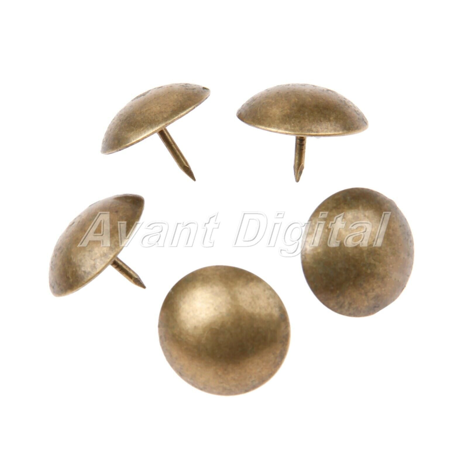 20pc Wood Jewelry Box Upholstery Nails Tacks Studs Furniture Hardware Decor 18mm