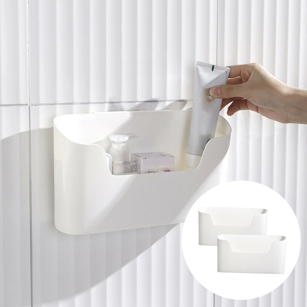 Wall Mounted Kitchen Storage Holder Shelf Self-adhesive holder