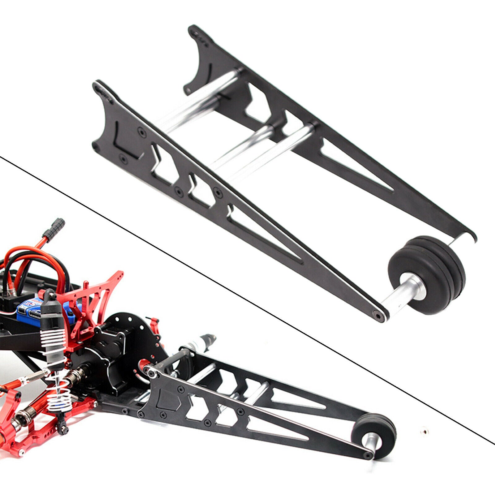 Tail Wheel Head-up Wheelie Bar for Bandit RC Car Modification Kits Accessory