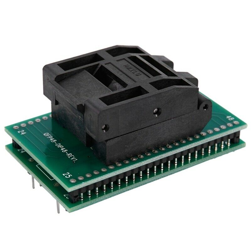 Tqfp48 Qfp48 To Dip48 0.5Mm Pitch Lqfp48 To Dip48 Programming Adapter Mcu TestM7