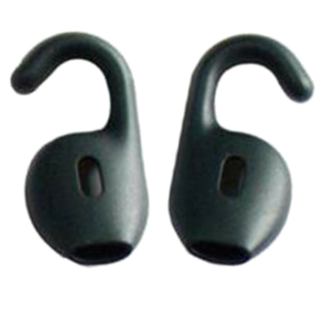 1 Pair Silicone Eartips Earbuds Tips For   Boost Earphone Black