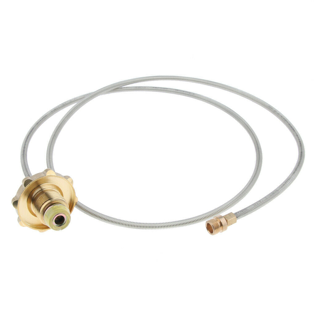 110 cm Connect Gas Tank Camping Stove Adapter Hose Valve Transfer