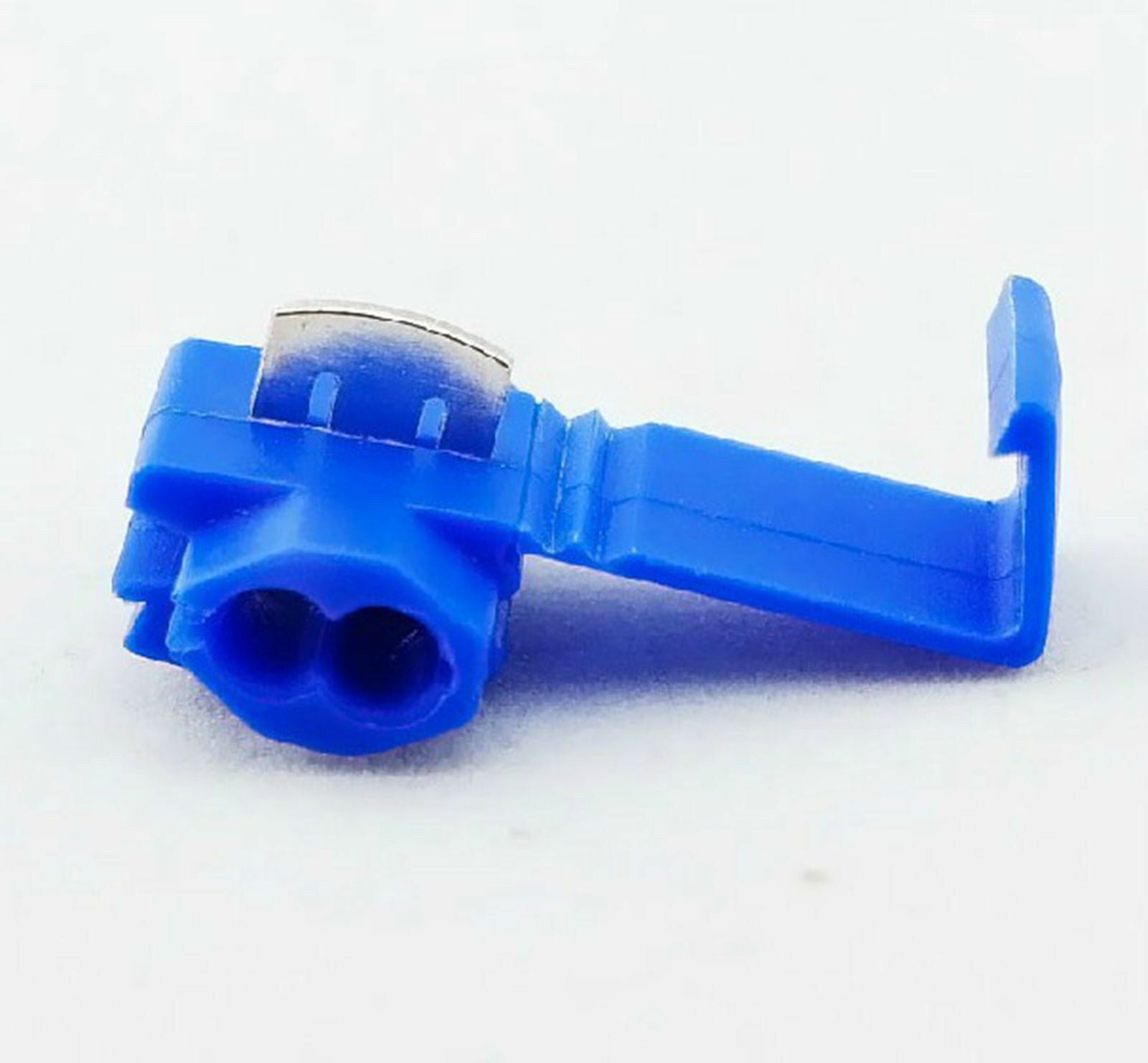 (20) Blue Self-stripping Connector 0.75-2.5mm2 Cable Size Electrical Tap Connect