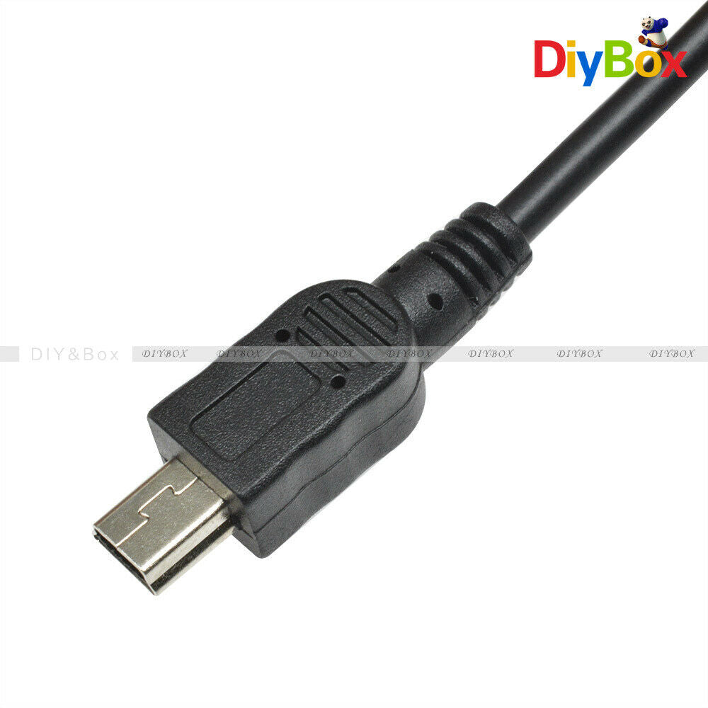 UN3F Car Charger Voltage Regulator DC 12V To 5V 3A 15W with MINI 5 Pin USB Cable