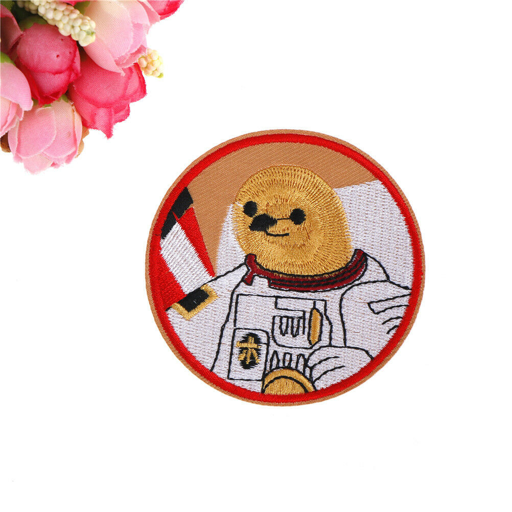 Embroidery Space Astronaut Sloth Patch Sew Iron OnPatch BagsHatJeansAppliq.l8