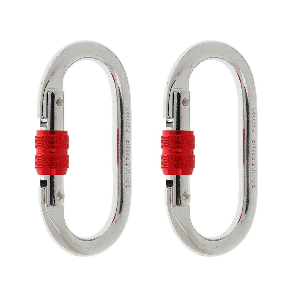 2 Pieces Backpack Securing Hiking Holder Elastic Rope Holder and 2x 25KN