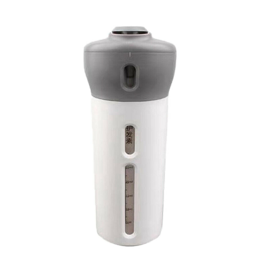 Travel Bottle Portable Shower Sub-bottling Press Tube Liquid Container Gray