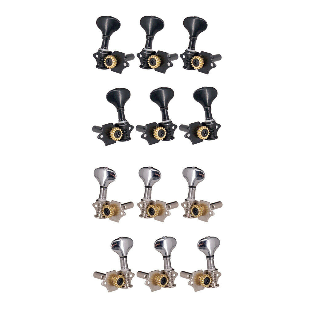 6PCS Acoustic Guitar Tuners Tuning Pegs Keys Machine Heads 3L 3R