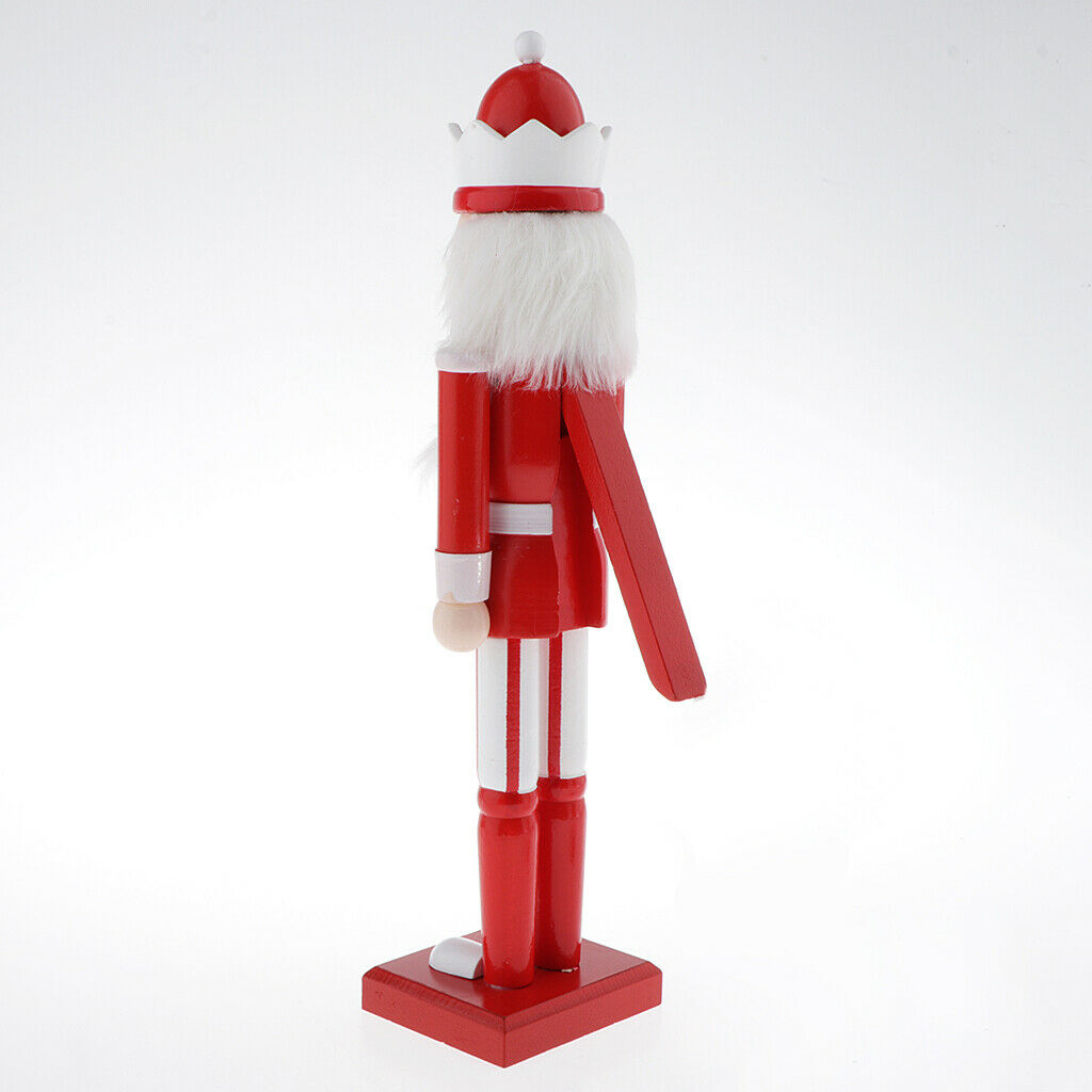 Nutcracker Christmas Ornament Kids Present Puppet 30cm SB58351 King,B