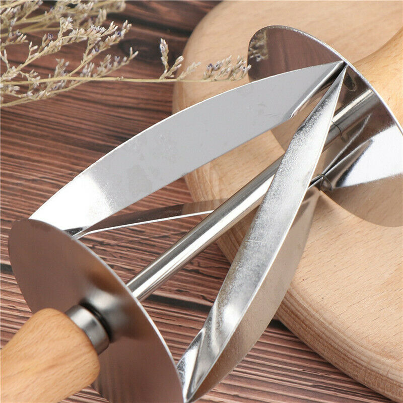 1PC Upspirit Stainless Steel Rolling Cutter for Making Croissant Bread  N Hc SJ