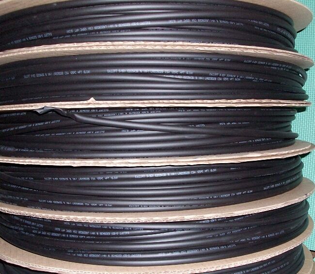 8mm Dia. Black Heat Shrinkable Tube Shrink Tubing 6M [M_M_S]