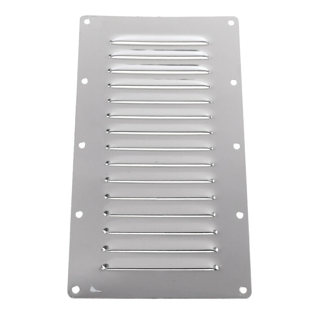 4X 23 x 12.5 cm / 9 x 5 inch Rectangular Louvered Air Vent Grill Ventilation