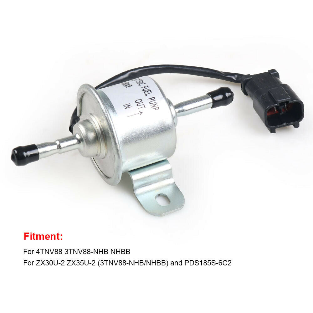 New Fuel Feed Pump for Yanmar 4TNV88 3TNV88 4TNV84 Mini Excavator 129612-52100