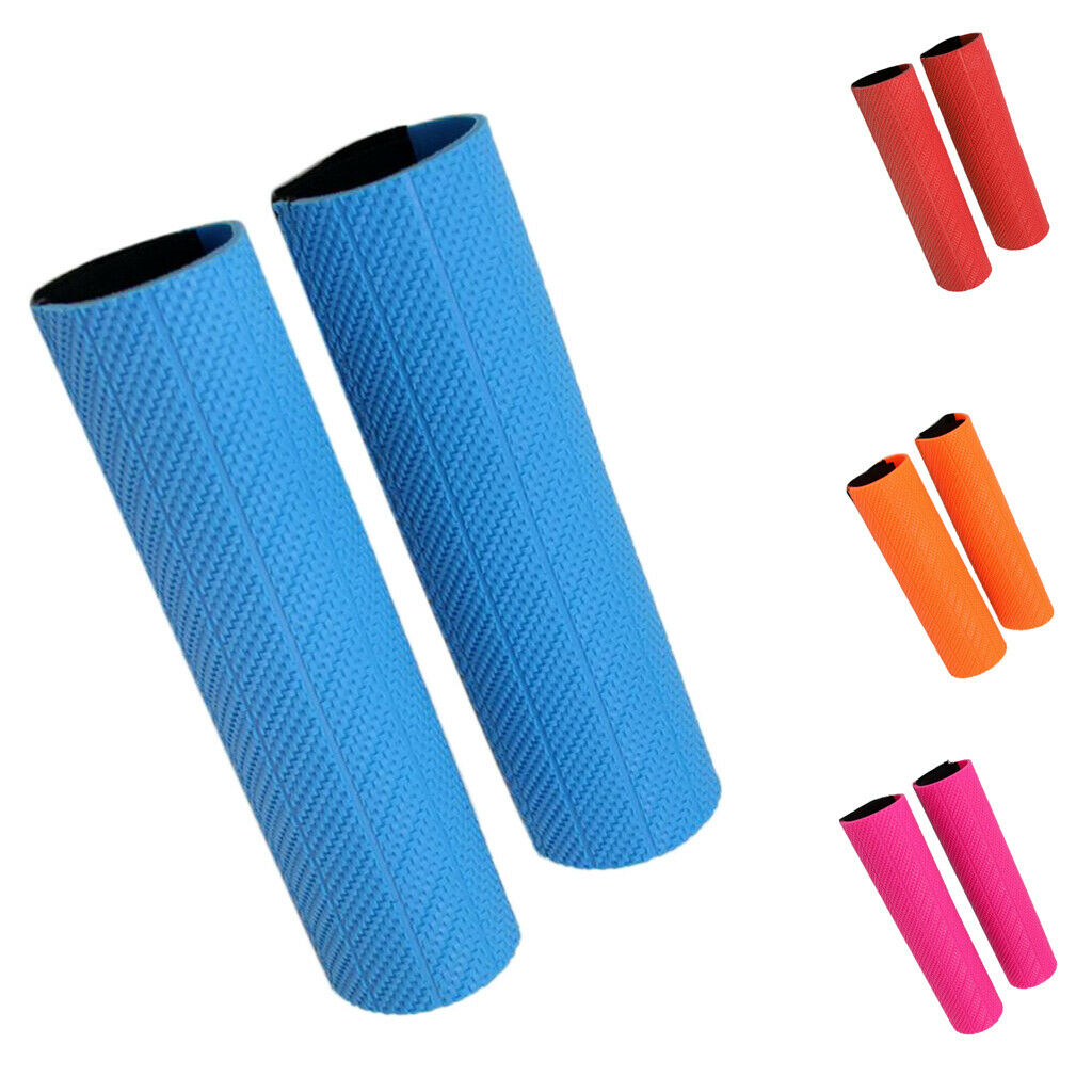 Motorcycle Front Fork Protector Shock Absorber Guard Wrap Cover Skin  Blue