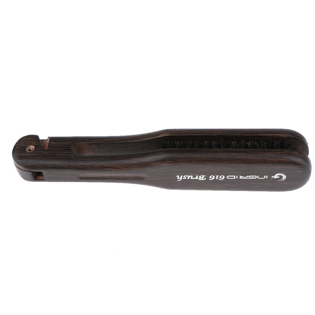 Hair straightening comb double-sided bristle hairbrushes clamp hair straightener