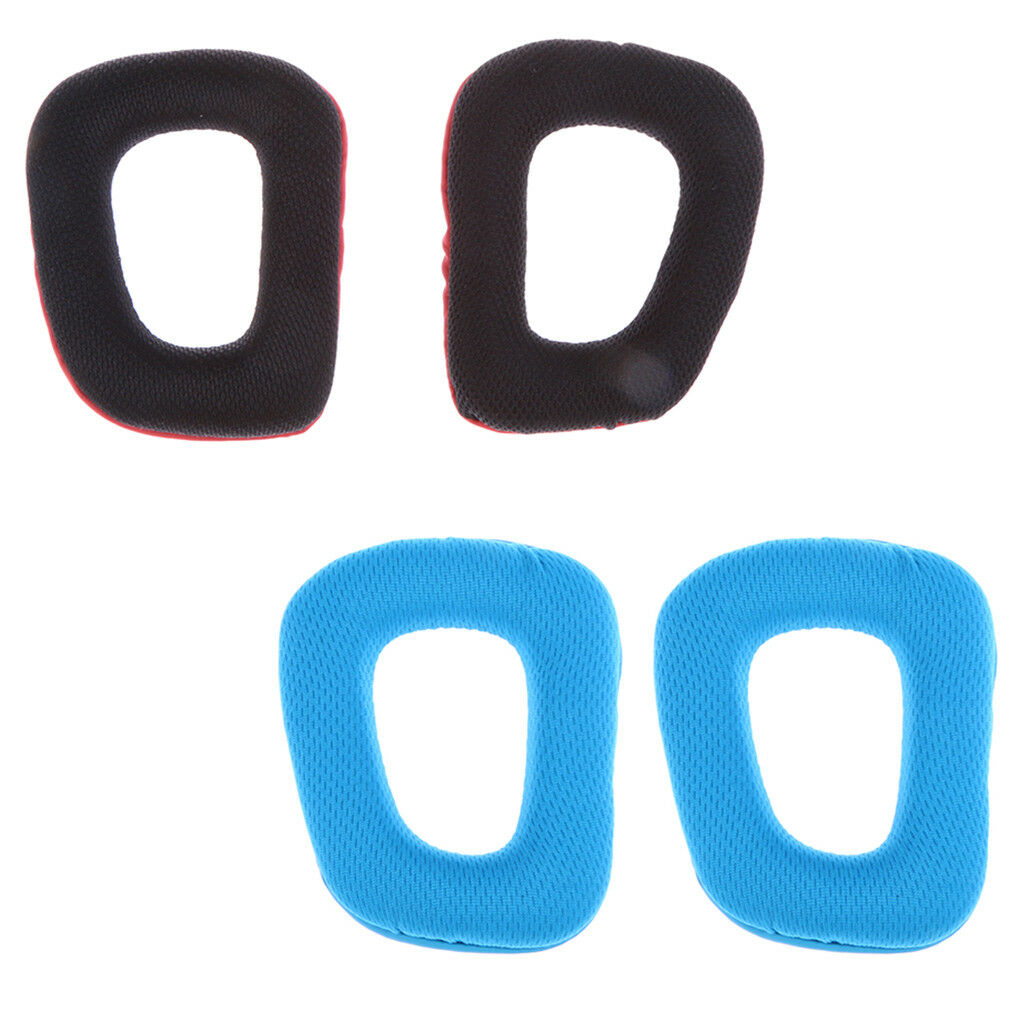 2Pair Soft Comfort Replacement Earpads Cushions For Logitech G35 G930 G430