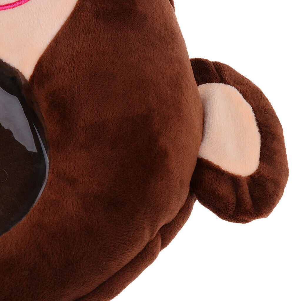 Hand Bag Cartoon Plush Toys Creative Visual Warm Can Play Mobile Style 4