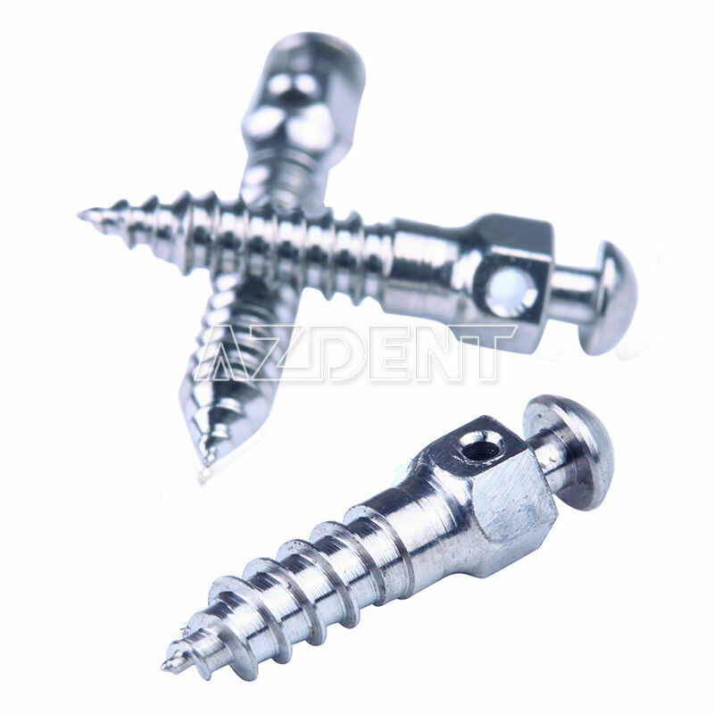 3 X Dental Orthodontic Micro Implants Mini Screw Self-Taping φ2.0mm*6/8/10mm