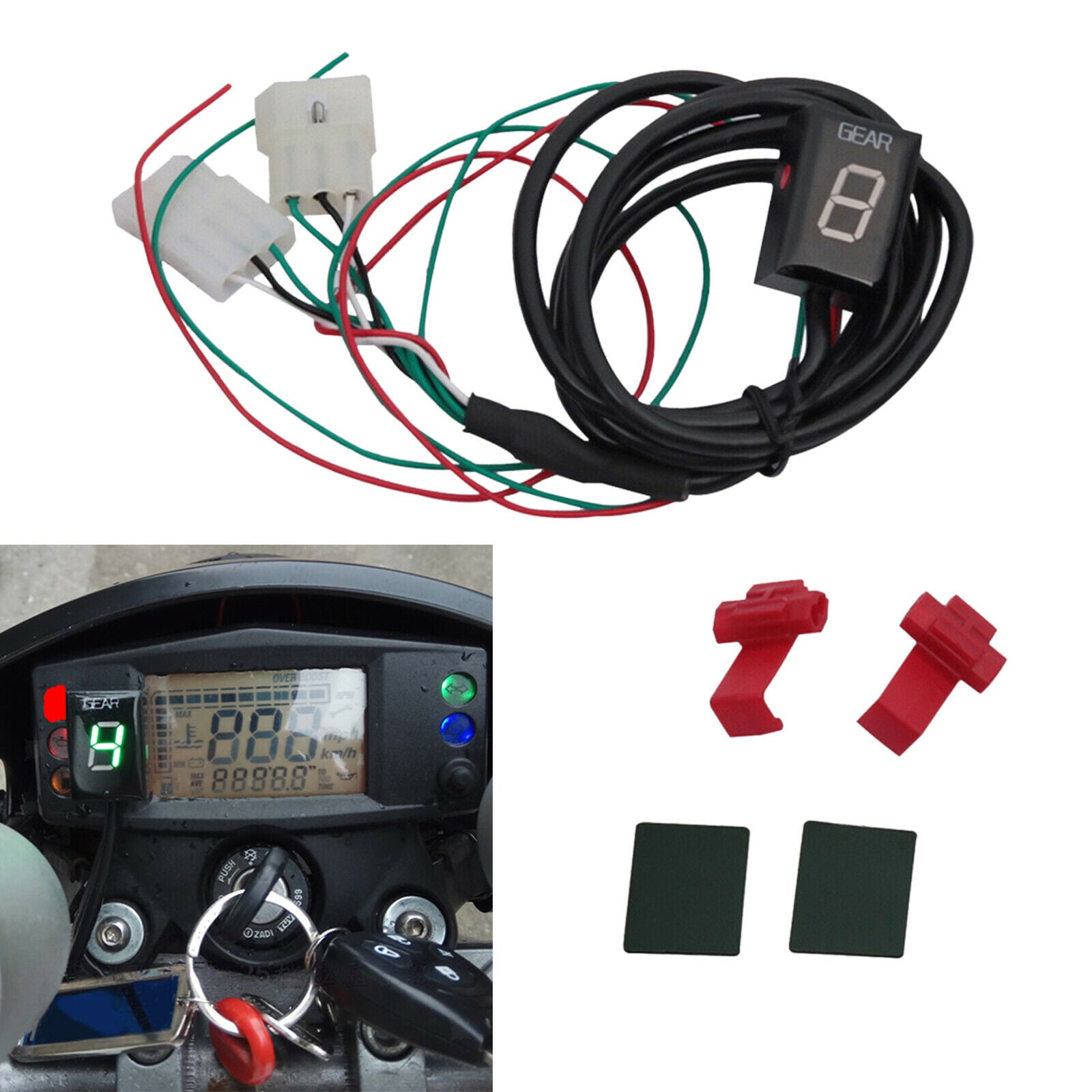 Motorcycle Gear Indicator N-6 Level for Aprilia RS125 RSV Mille