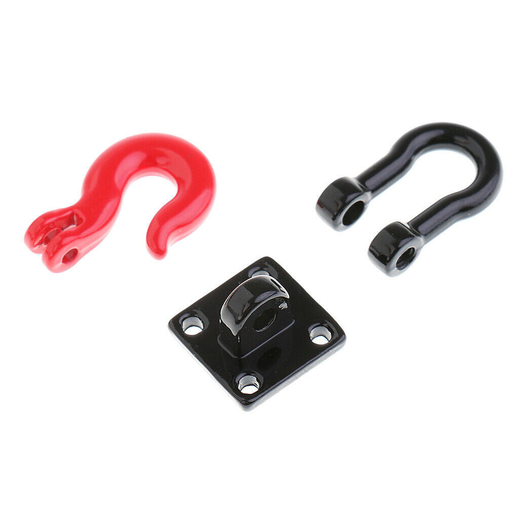 RC Crawler 1/10 Tow Hook Trailer Chain Shackle Bracket for Axial SCX10