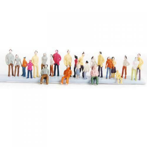 100pcs Train Passenger People Figures Scale 1:150+100pcs Train People Figures