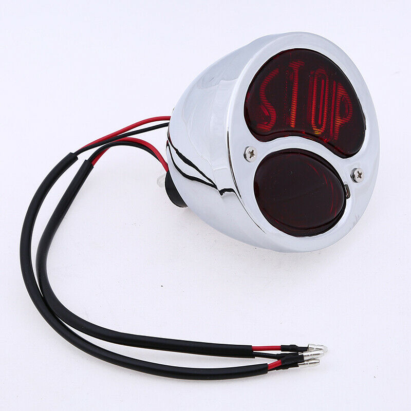 Motorcycle Red LED Taillight Brake Light Rear Stop Lamp Fit Scooter Motorcroos