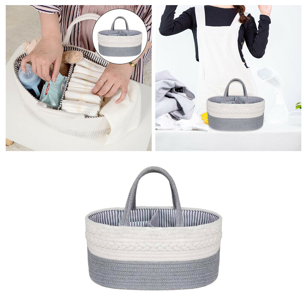 Safety Baby Diaper Caddy Organizer Newborn Baby Wipes Basket Changing Table