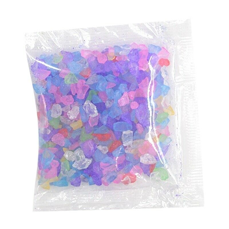 1X(Beach Glass Beads DIY Crystal Epoxy Filler UV Glue Insert Crystal Sand Glas7)