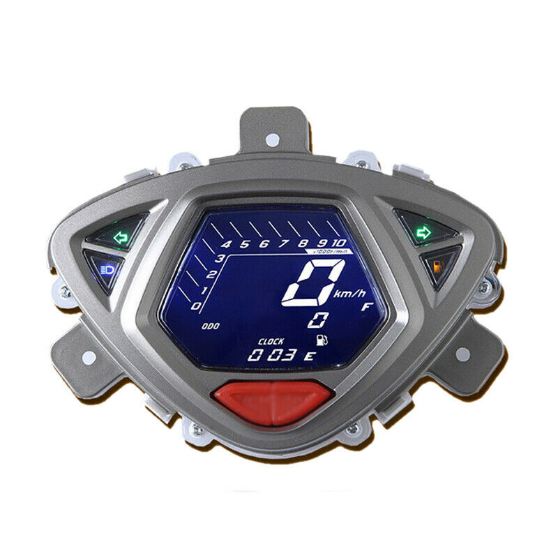 DC12V Motorcycle LCD Digital Odometer Speedometer Tachometer Gauge Meter Gauge