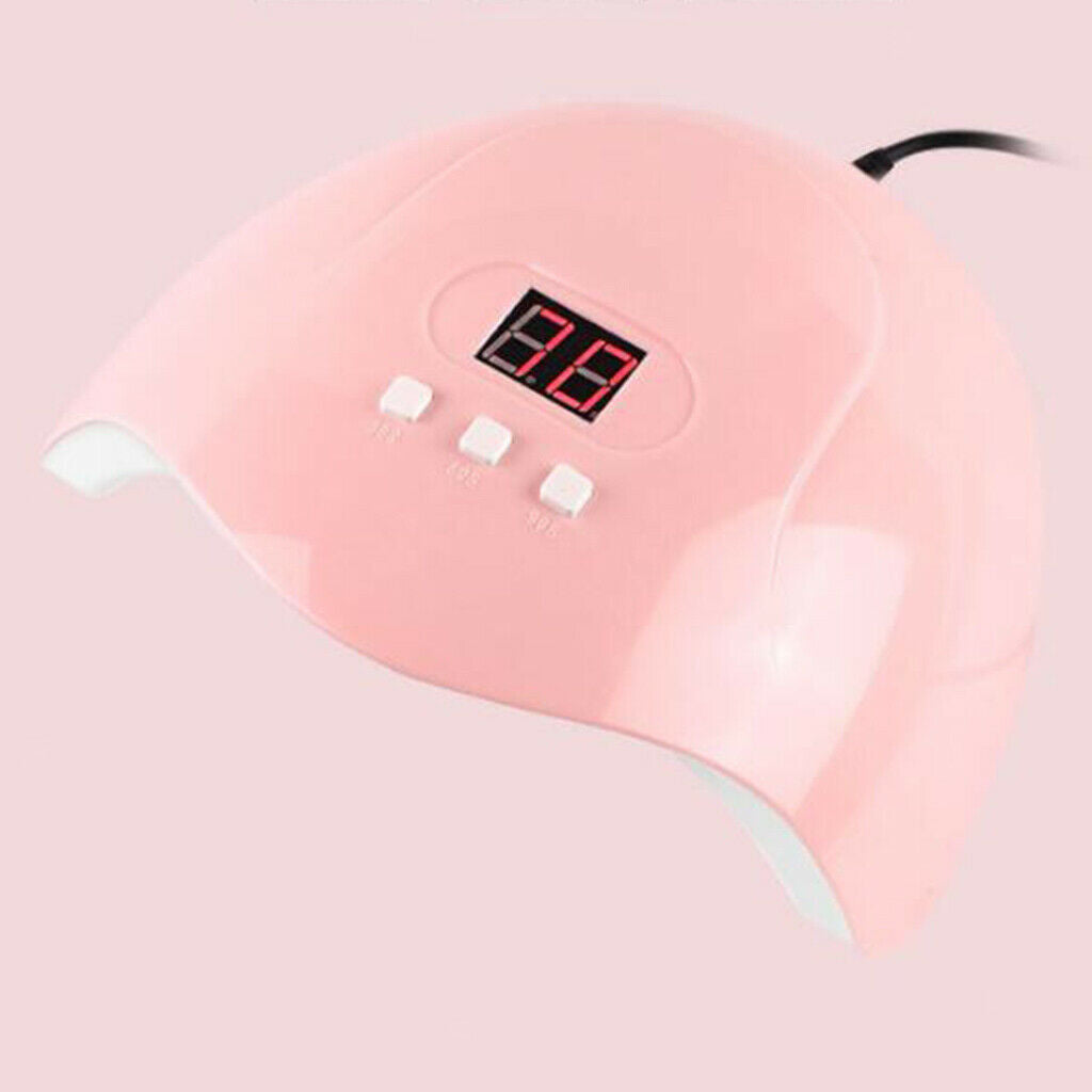 54W LED Nail Dryer UV Lamp Acrylic Gel Pro Fast Curing Manicure Machine