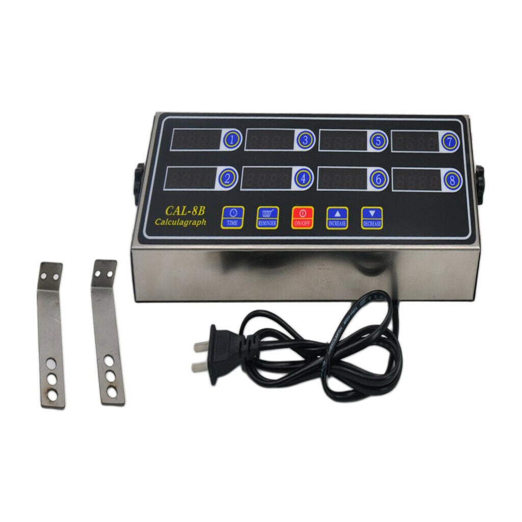 CAL-8B Portable Calculagraph 8 Channel Digital Timer Reminder Kitchen Timing