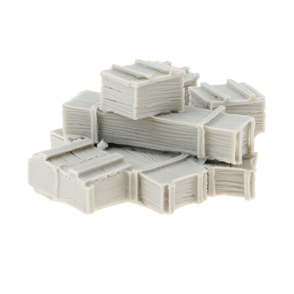 1:35 Scale Kit Crates Mini Scenery Layout Box Unpainted Sandtable Accs