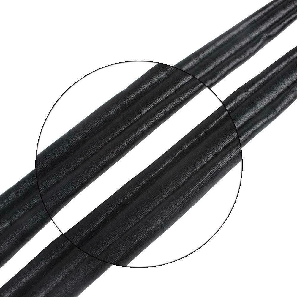1 Pair Leather Accordion Straps Arm Straps Thickened Belts Parts Black