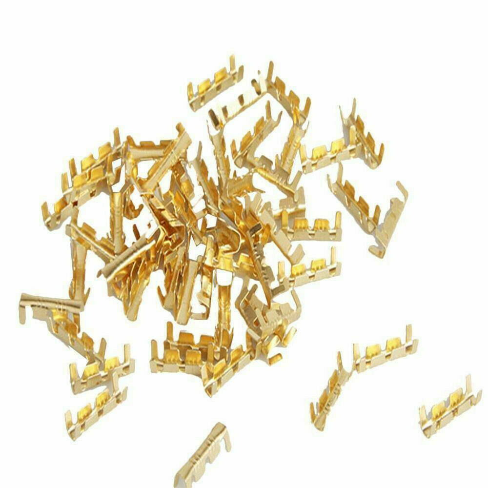 300Pcs Car Brass Copper 0.5-1.5mmÂ² Crimp Electrical Connector Wire Terminal Kit