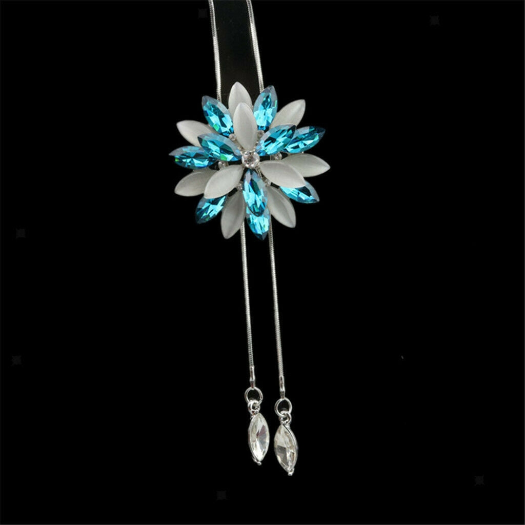Western Latest Sweater Long Adjustable Chain Necklace Big Snowflake Pendant -