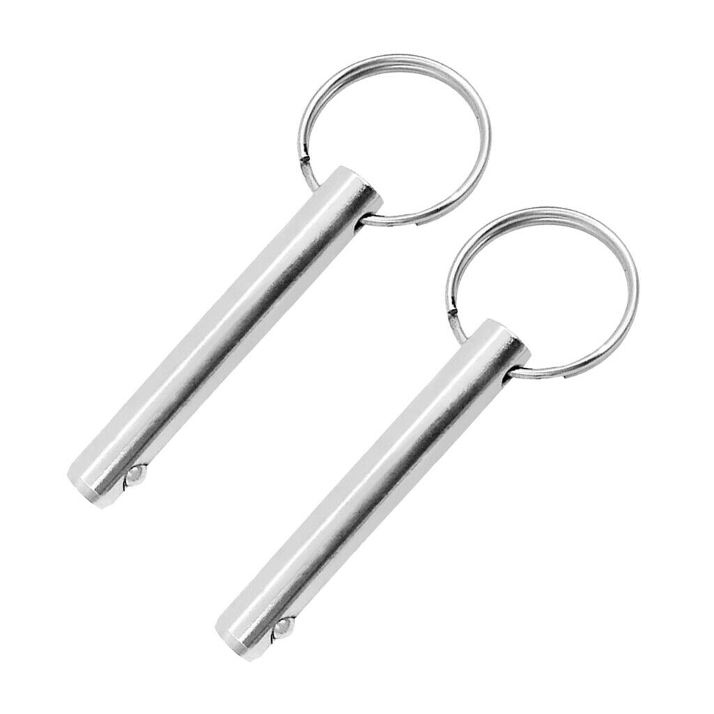 2pcs 10x70mm Stainless Steel Quick Release Pull Ring Detent Pin