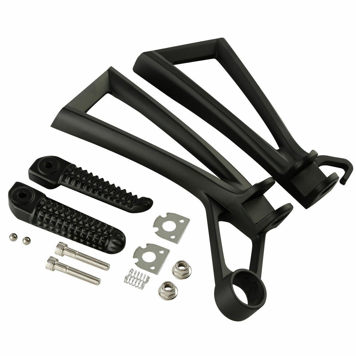 Rear Footrest Pegs Bracket Set Fit For Yamaha YZF R6 2003-2005 YZF R6S 06-09