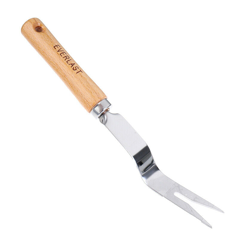 Stainless Steel Garden Weeder Hand Weeding Removal Roots Cutter Puller Tools IE